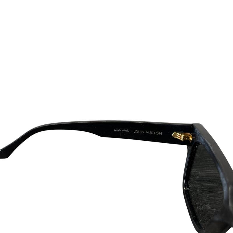 Men's LV Escape Square Sunglasses Black