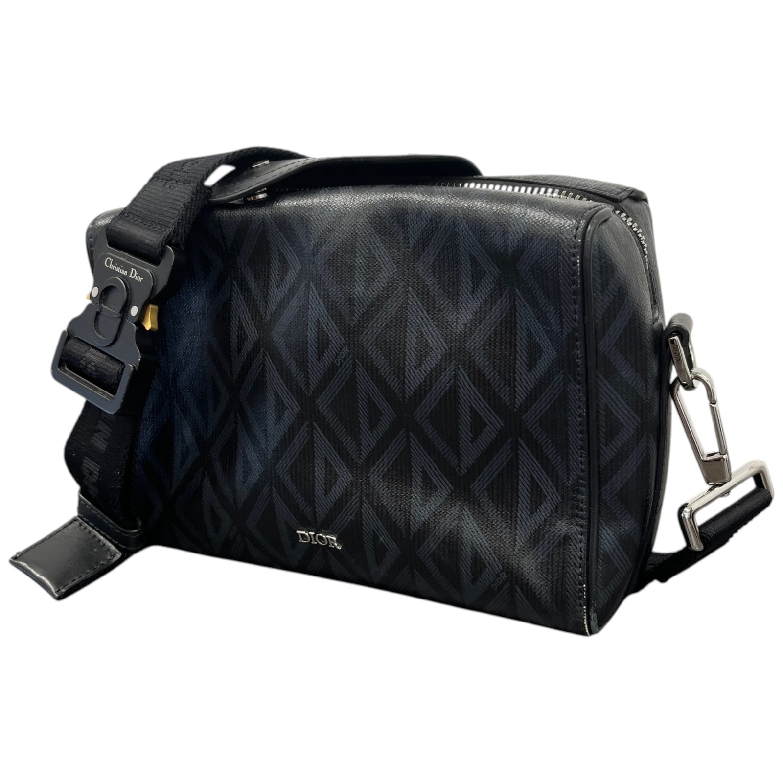 Men's Cd Diamond Lingot 22 Messenger Bag Black - Photo 5