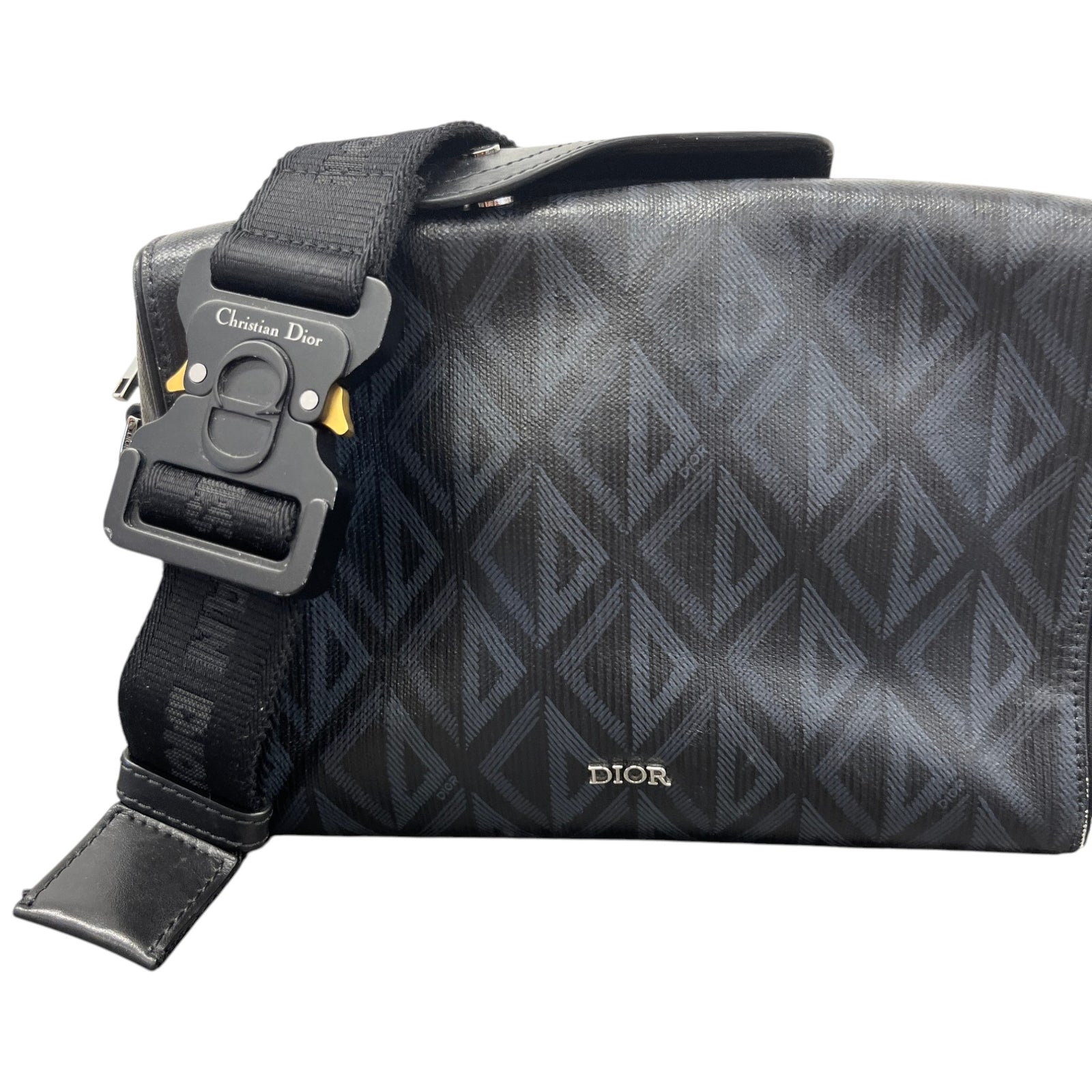 Men's Cd Diamond Lingot 22 Messenger Bag Black - Photo 10