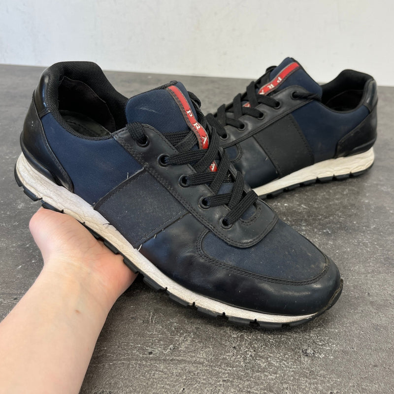 Men's Linea Rossa Low Trainers Black Size EU 41.5 / UK 7.5