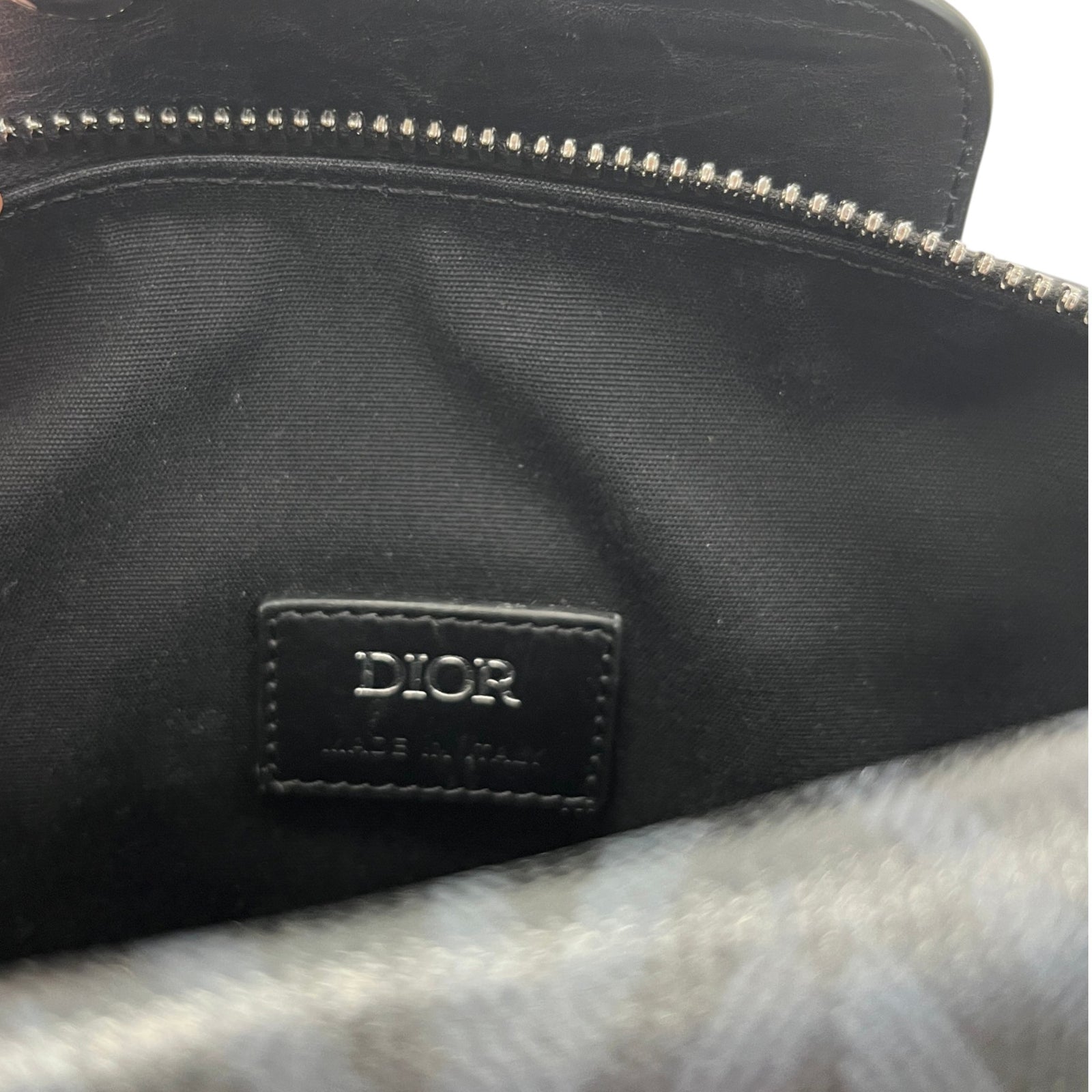 Men's Cd Diamond Lingot 22 Messenger Bag Black - Photo 11