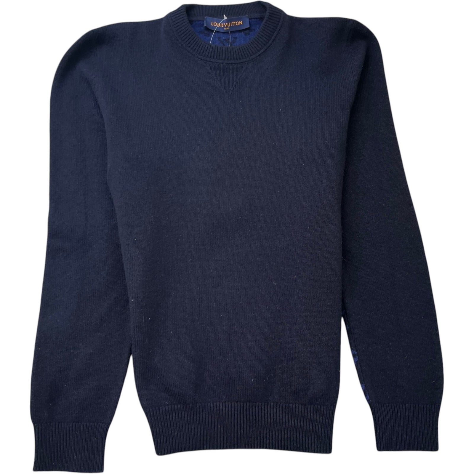 Men's Monogram Sweatshirt Navy Size M - Photo 1