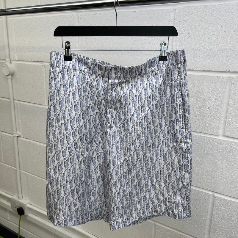 Men's Oblique Shorts Blue Size L / W34