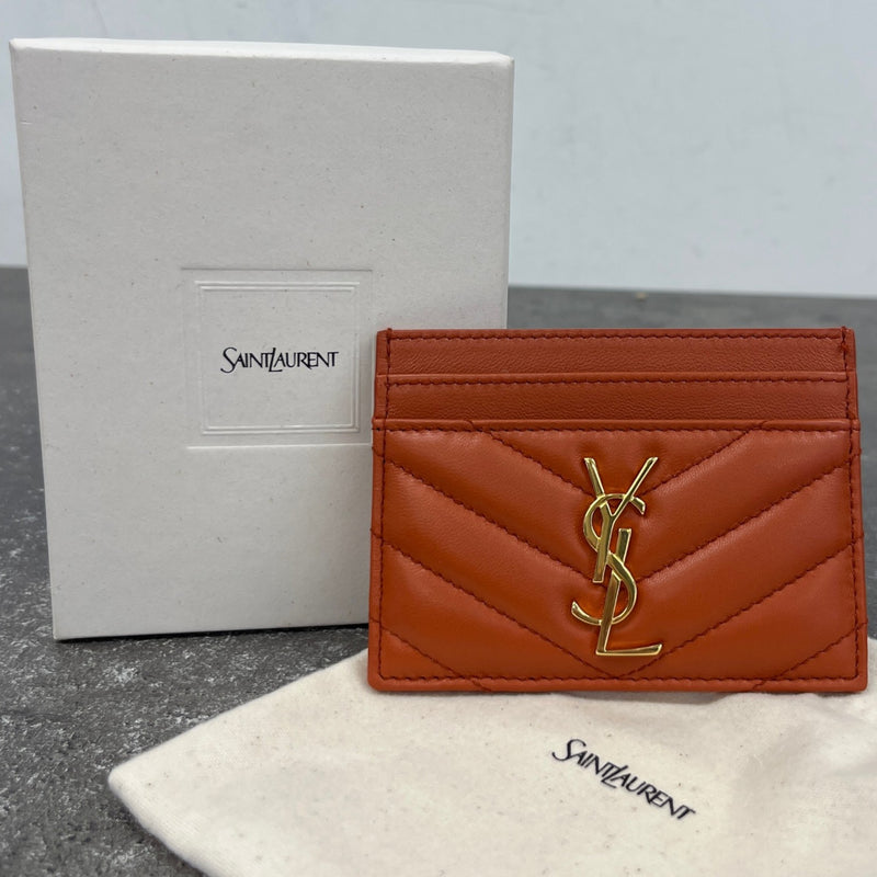 Women's Cassandre Card Holder Burnt Orange