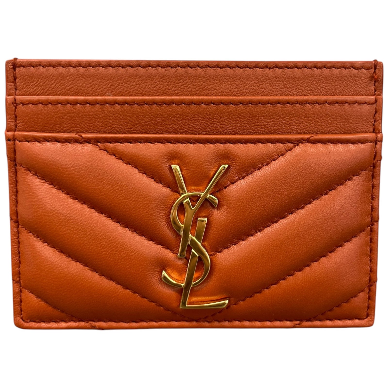 Women's Cassandre Card Holder Burnt Orange - Photo 1