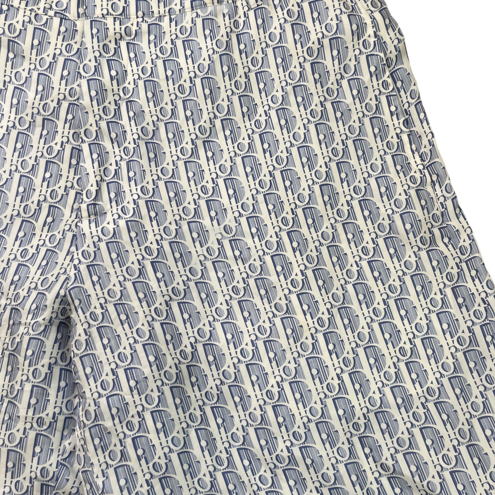 Men's Oblique Shorts Blue Size L / W34 - Photo 5