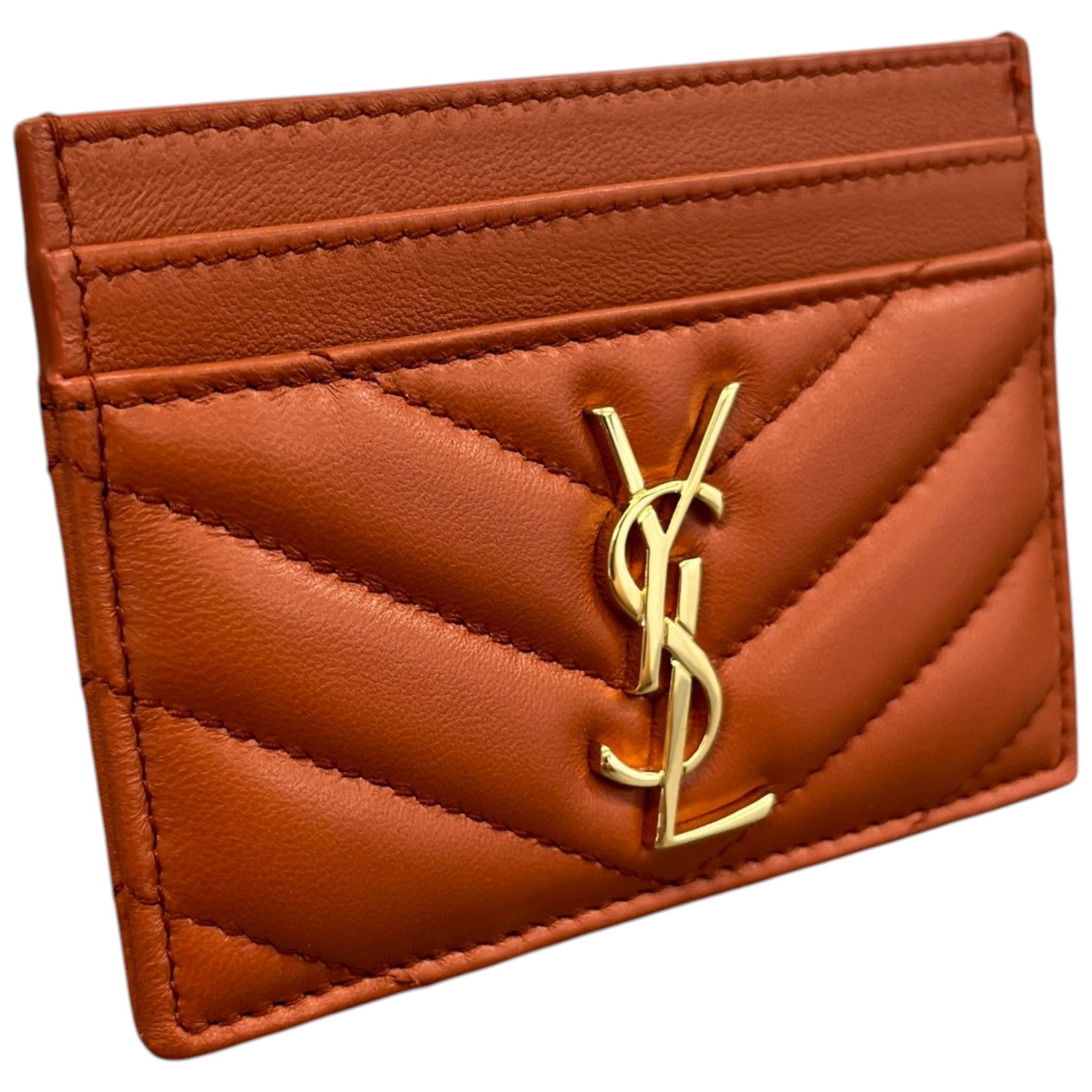 Women's Cassandre Card Holder Burnt Orange - Photo 3