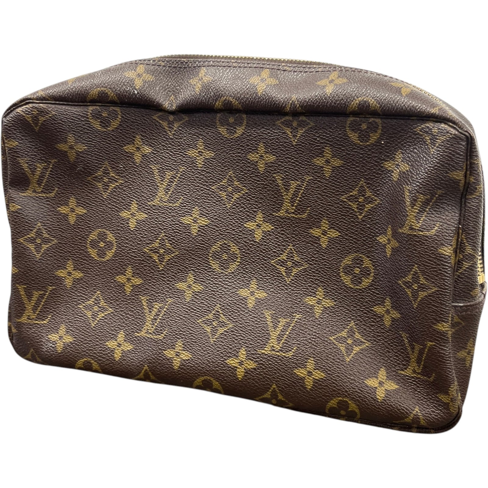 Women's M47522 Monogram Trousse Toilette 28 Pouch Brown - Photo 4