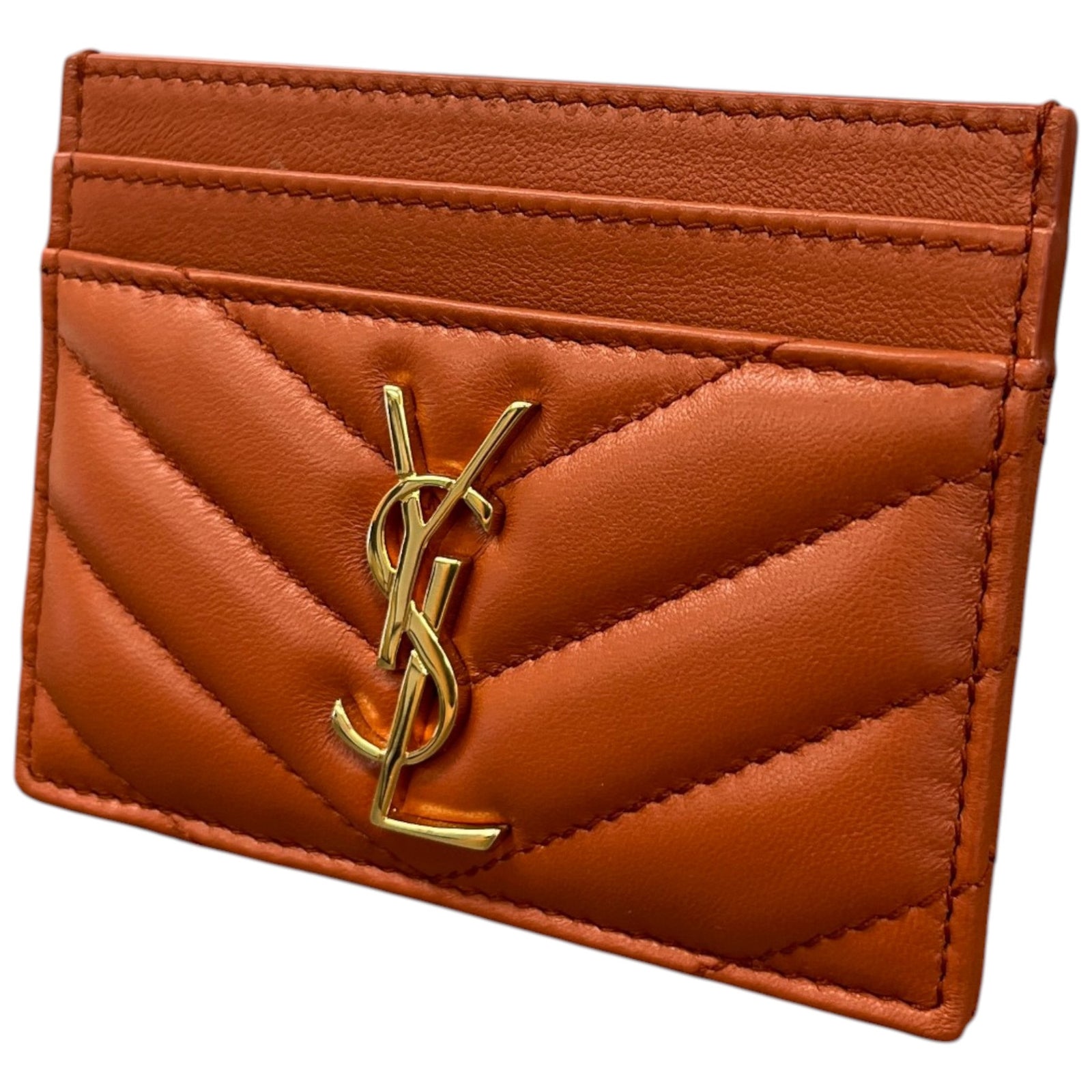 Women's Cassandre Card Holder Burnt Orange - Photo 4