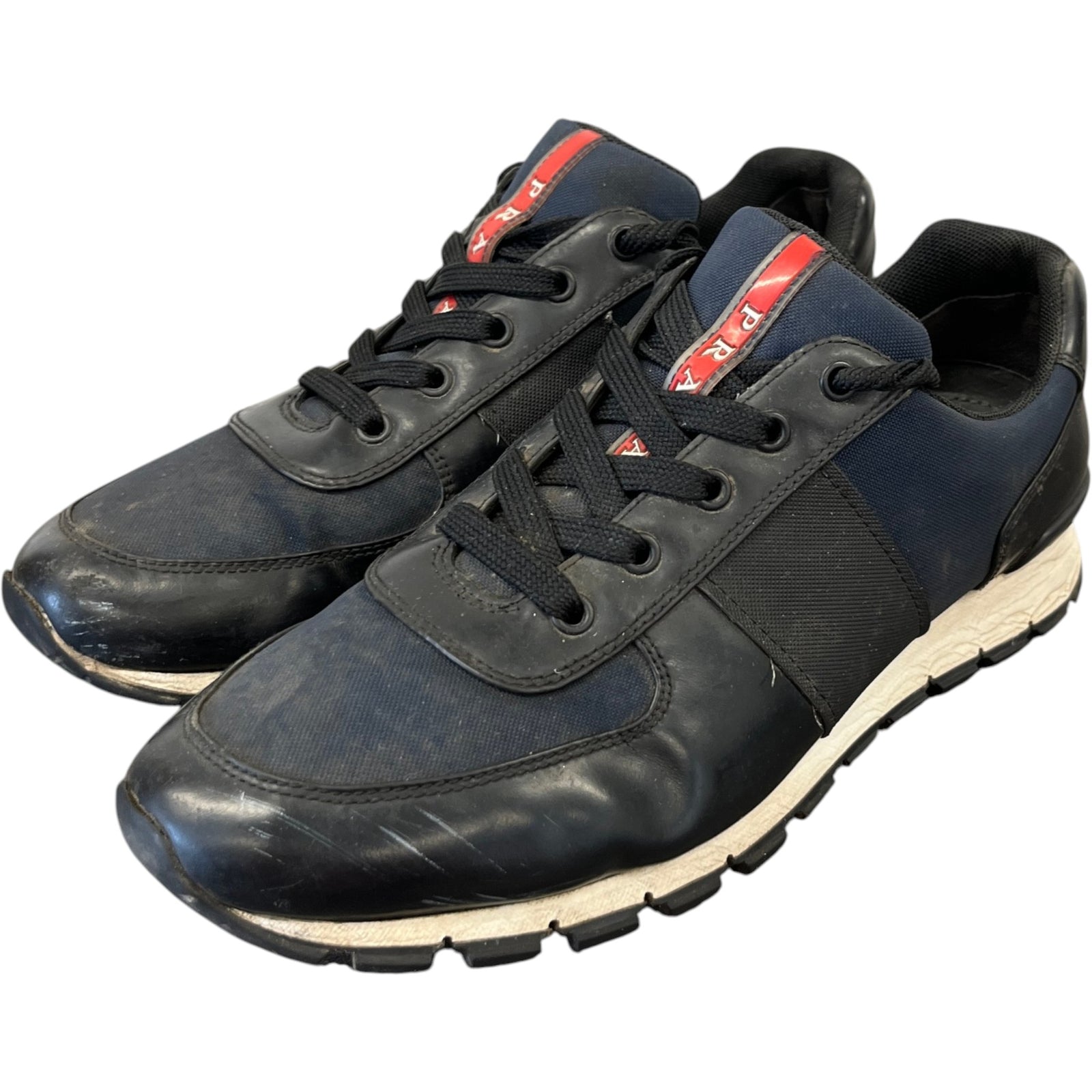 Men's Linea Rossa Low Trainers Black Size EU 41.5 / UK 7.5 - Photo 9