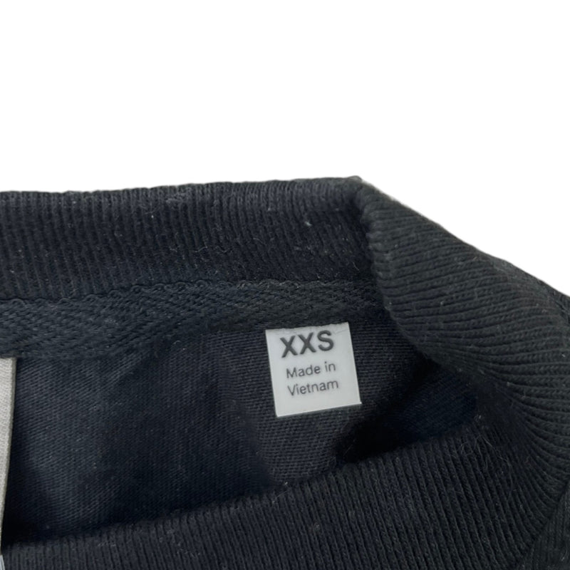 Men's Logo Print T-Shirt Black Size XXS