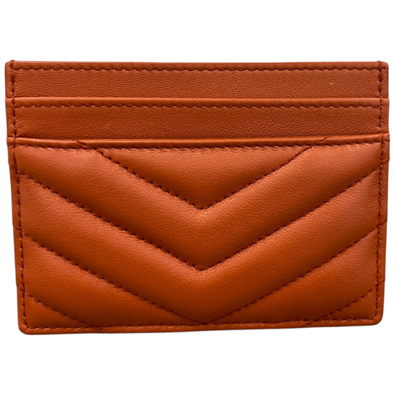 Women's Cassandre Card Holder Burnt Orange