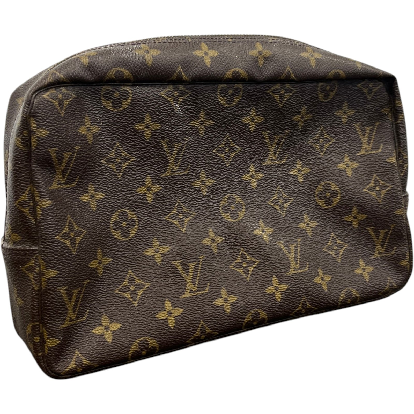 Women's M47522 Monogram Trousse Toilette 28 Pouch Brown - Photo 7