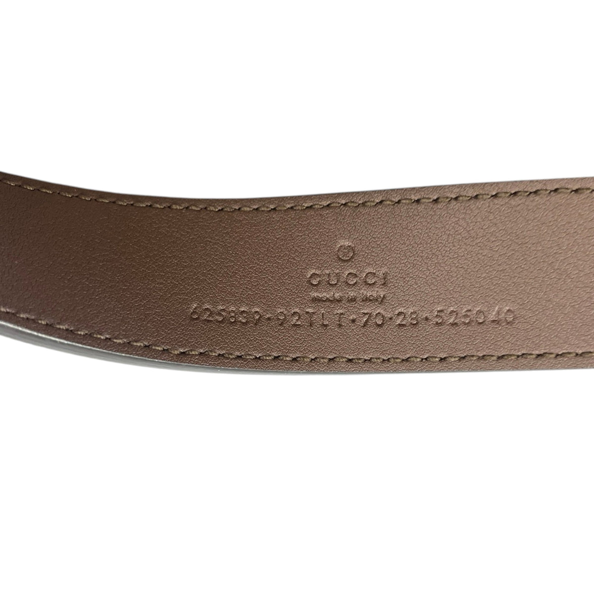 Women's GG Marmont Belt Beige Size W28 - Photo 6