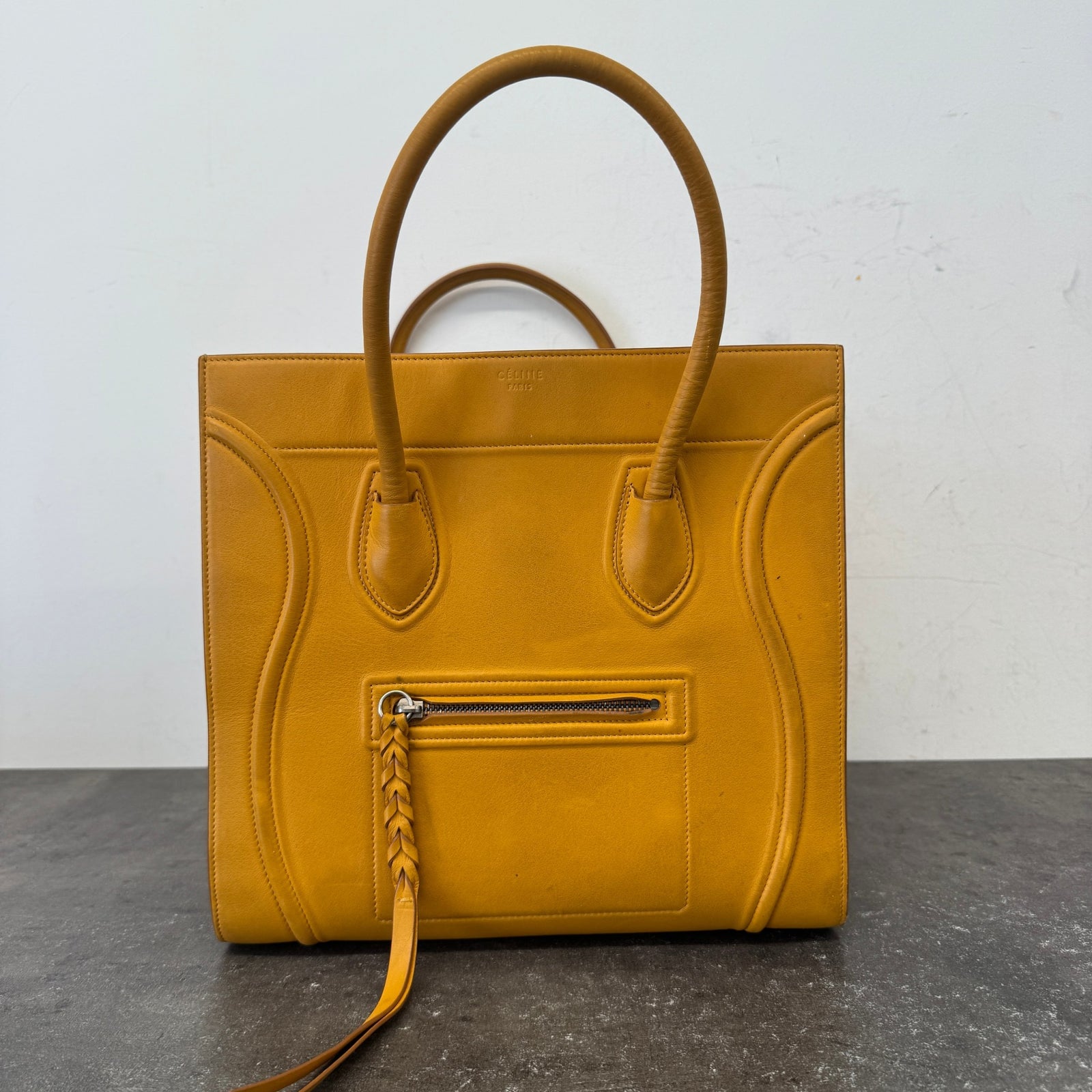 Women's Mini Luggage Tote Bag Orange - Photo 12