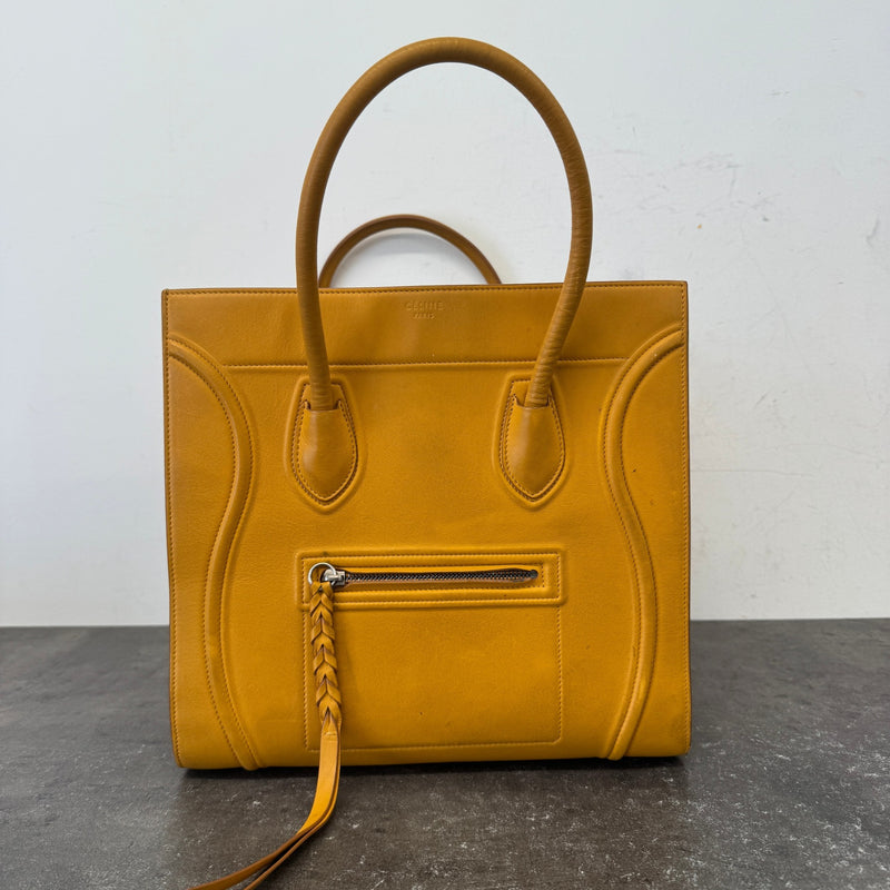 Women's Mini Luggage Tote Bag Orange