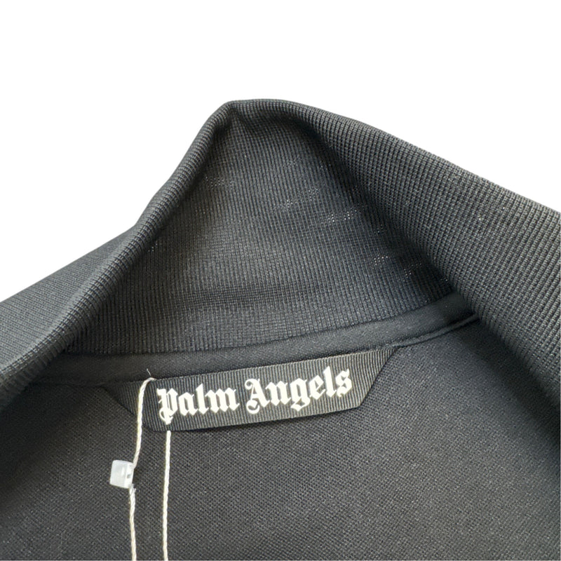 Men's Logo Print Track Jacket Black Size XXL