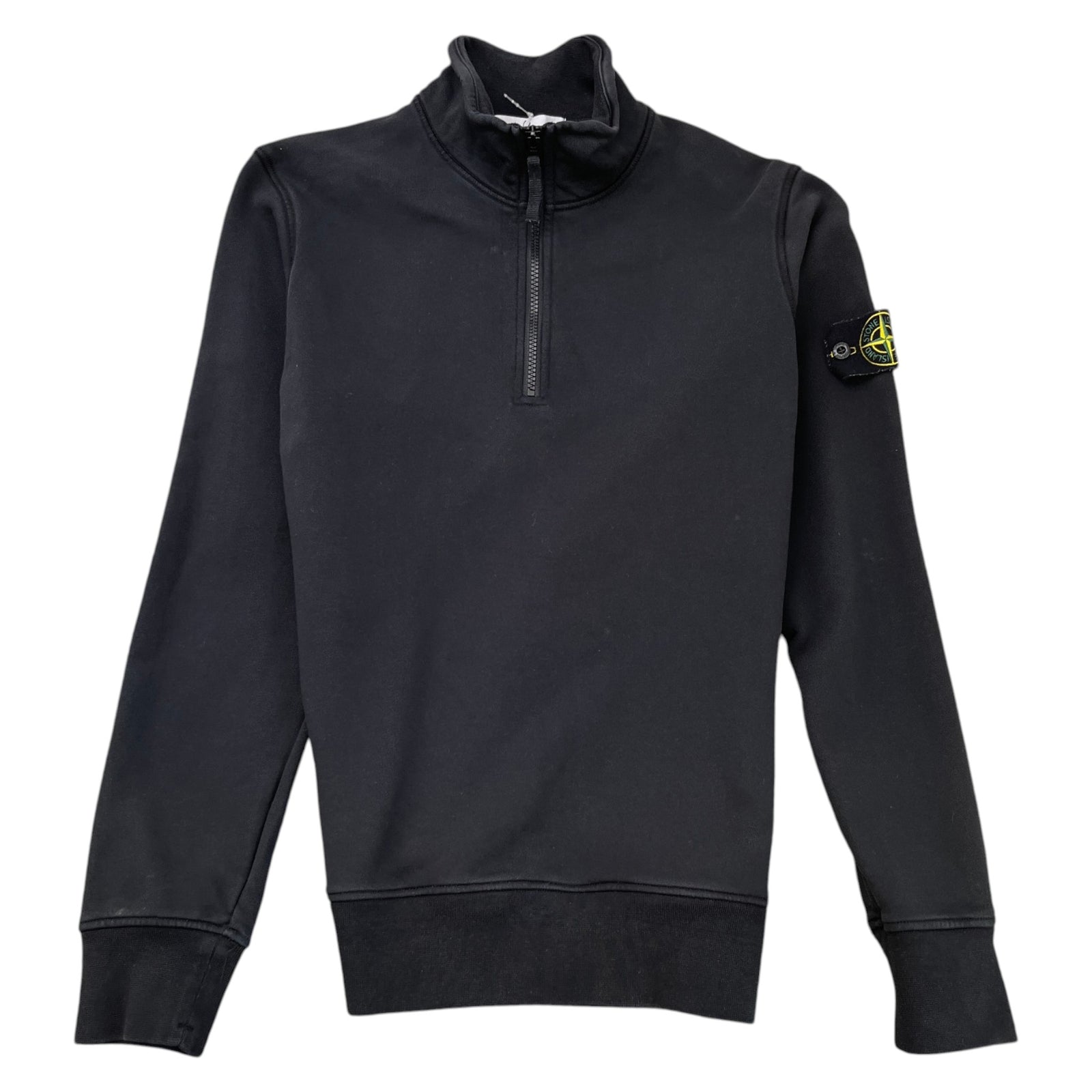 Men's Applique Logo Sweatshirt Black Size S - Photo 1