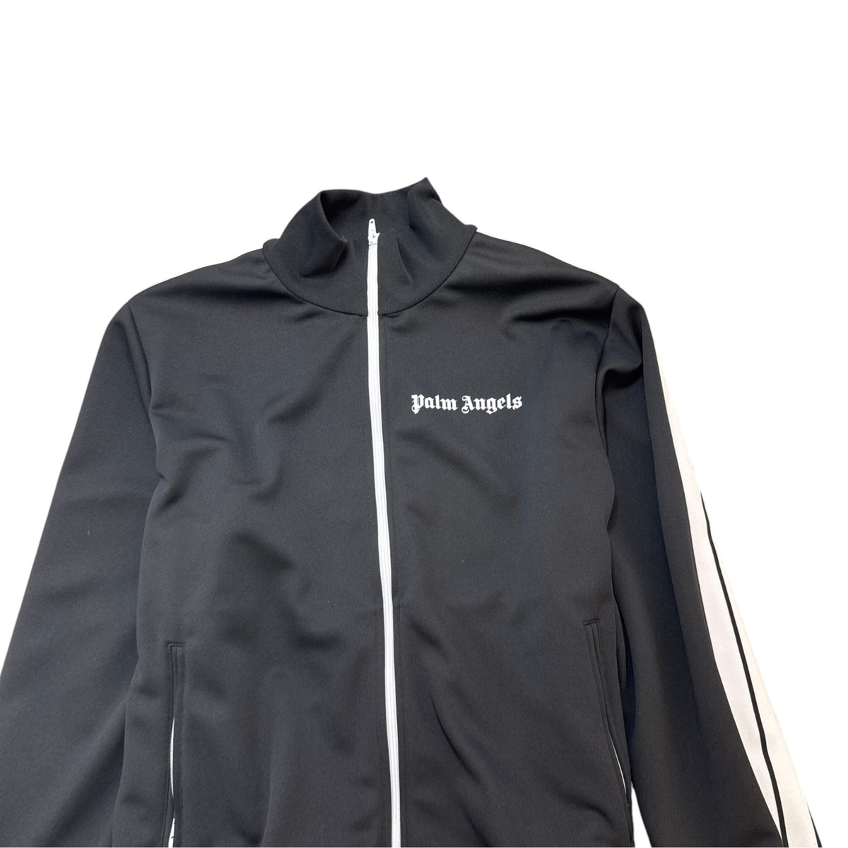 Men's Logo Print Track Jacket Black Size XXL - Photo 3