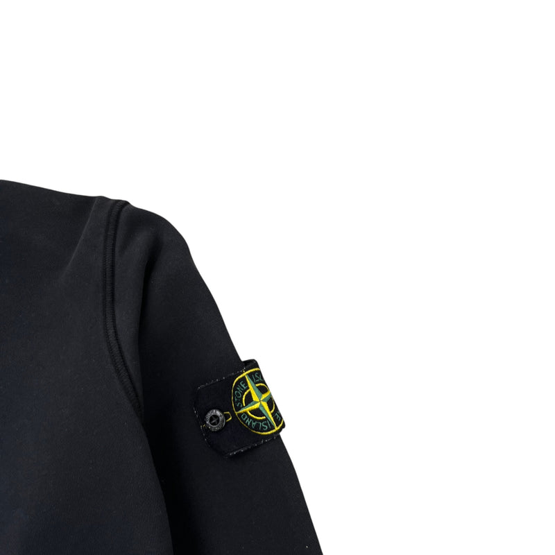 Men's Applique Logo Sweatshirt Black Size S