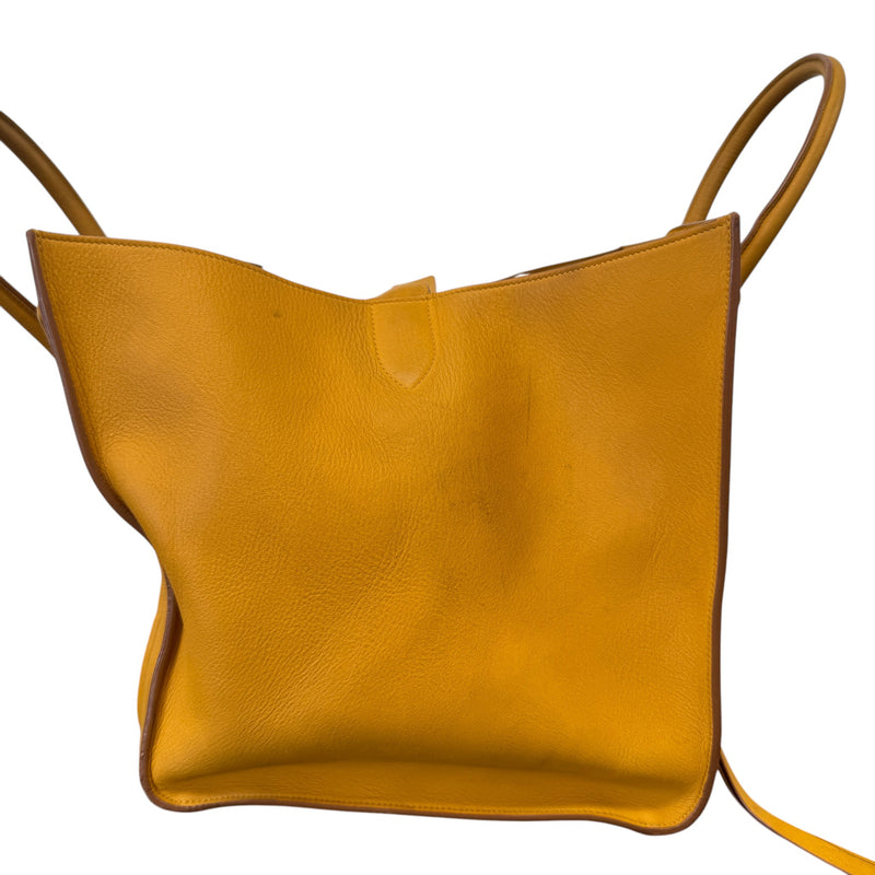 Women's Mini Luggage Tote Bag Orange