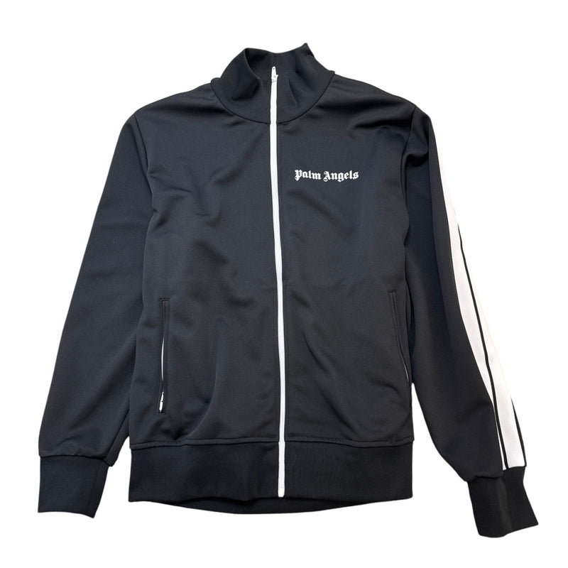 Men's Logo Print Track Jacket Black Size XXL
