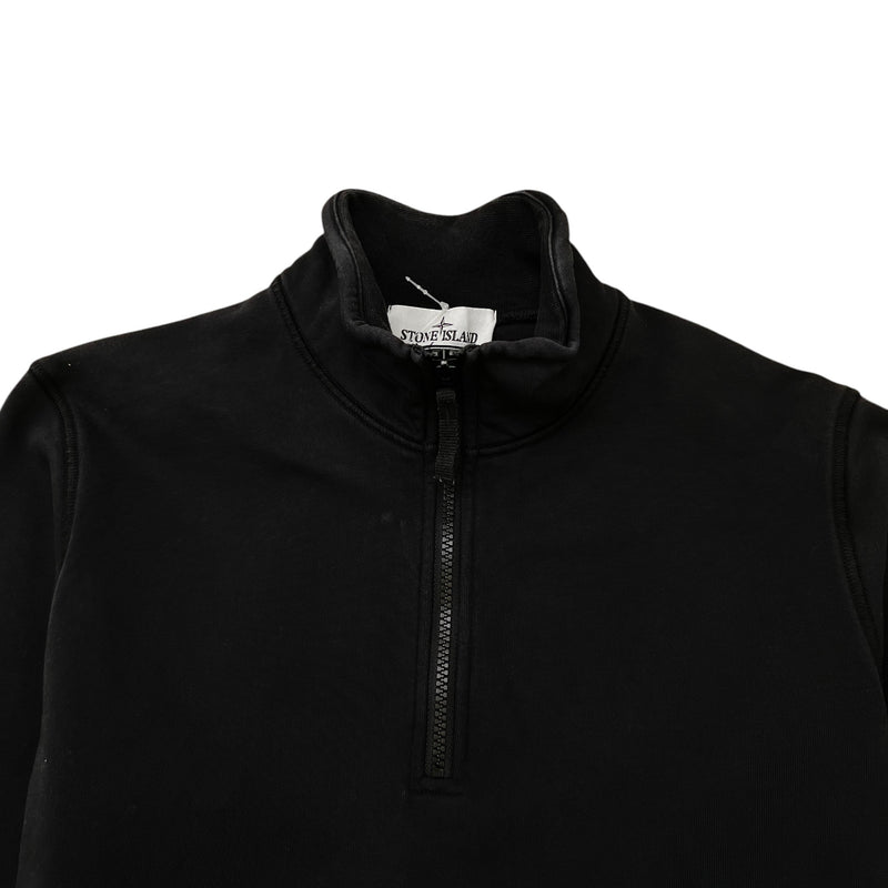 Men's Applique Logo Sweatshirt Black Size S