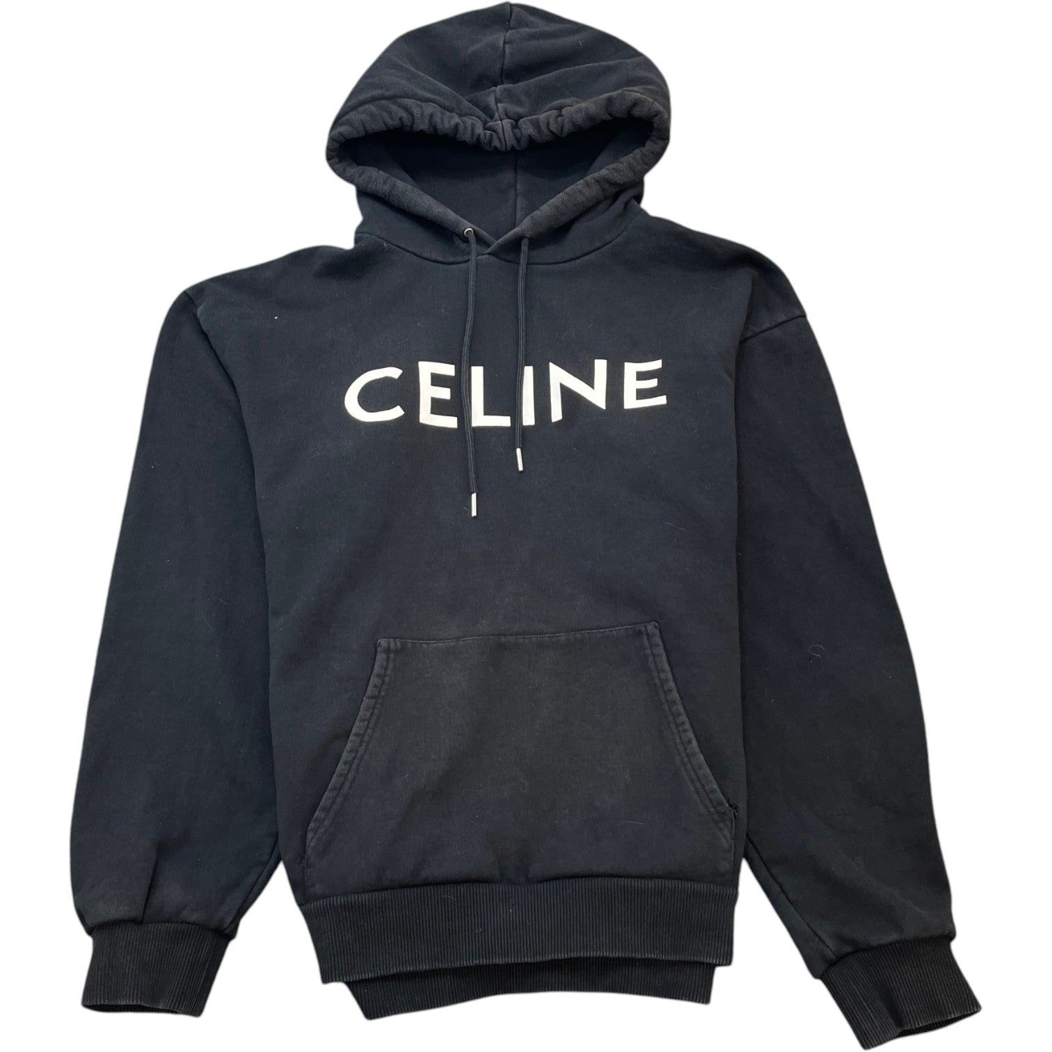 Men's Logo Print Hoodie Black Size L - Photo 1