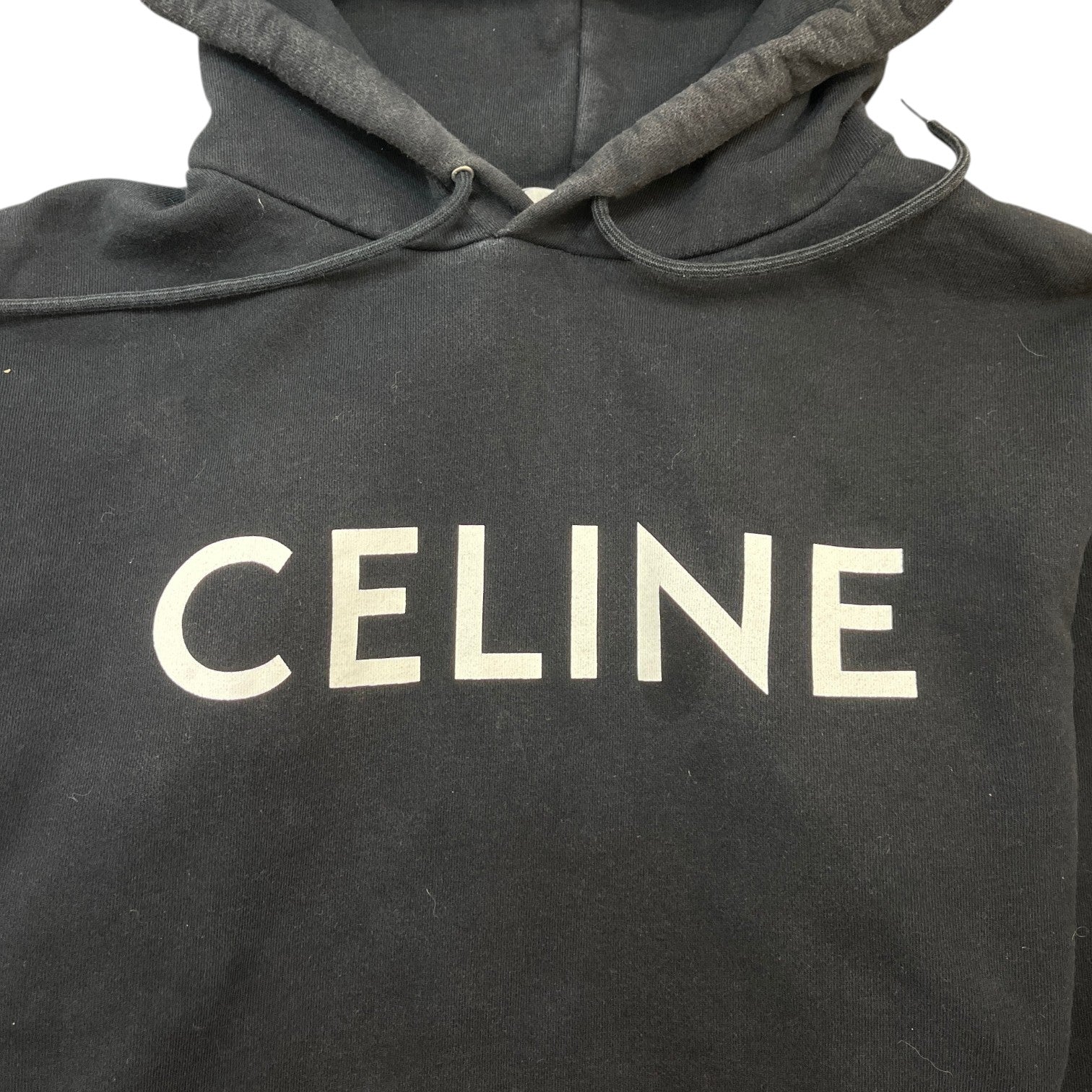 Men's Logo Print Hoodie Black Size L - Photo 6