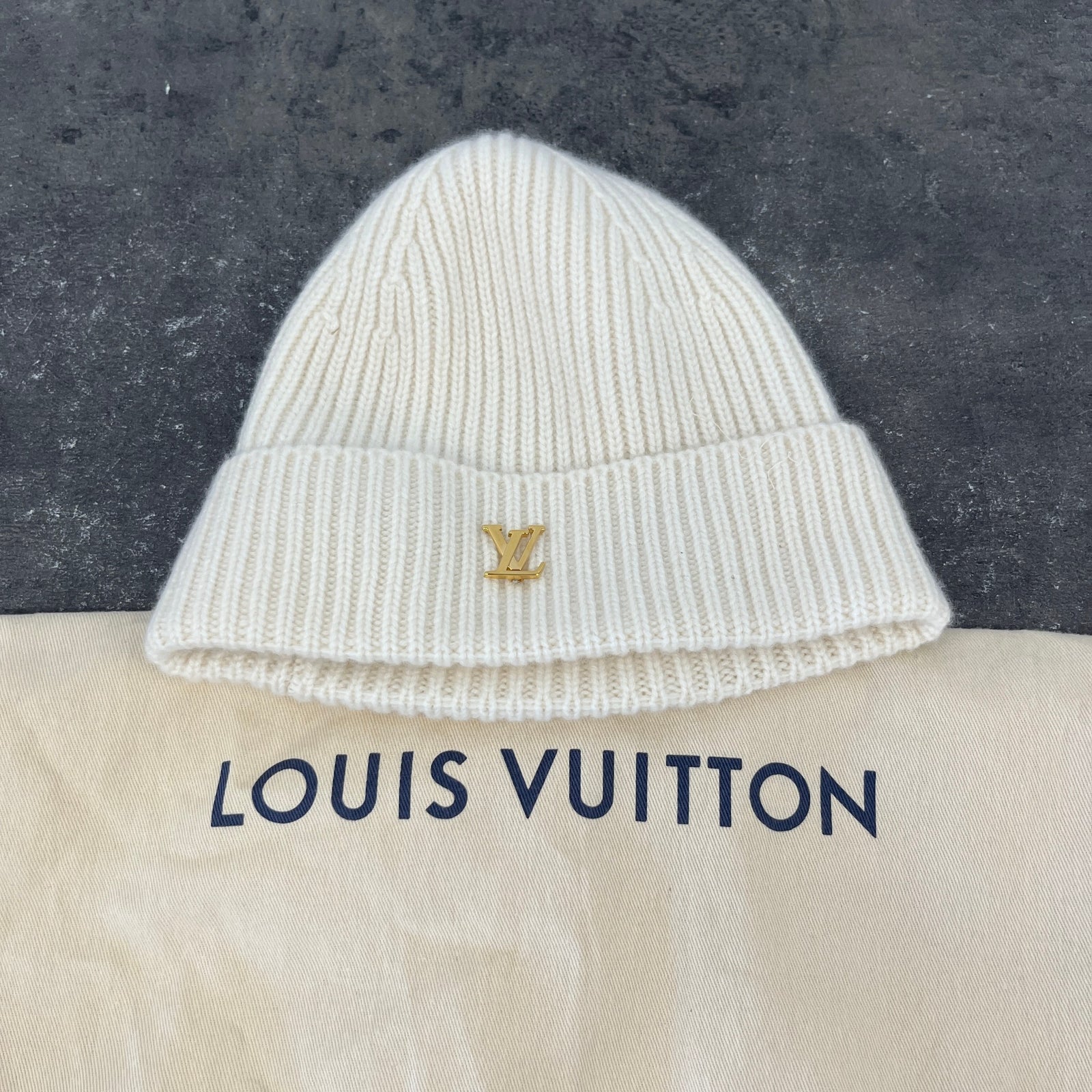 Lv Spark Beanie Hat Cream - Photo 7
