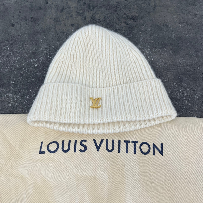Lv Spark Beanie Hat Cream