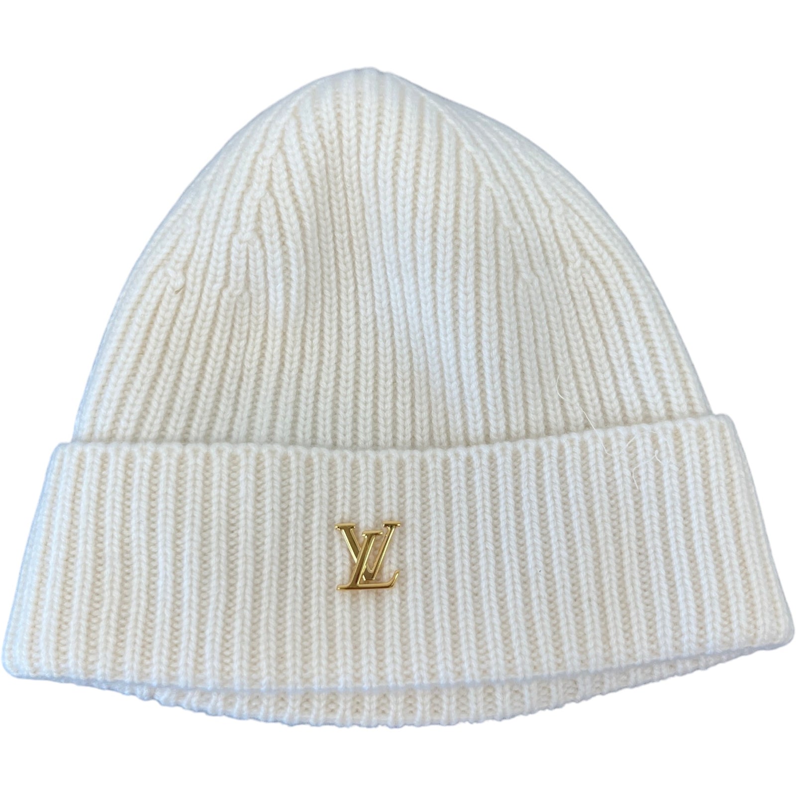 Lv Spark Beanie Hat Cream - Photo 1