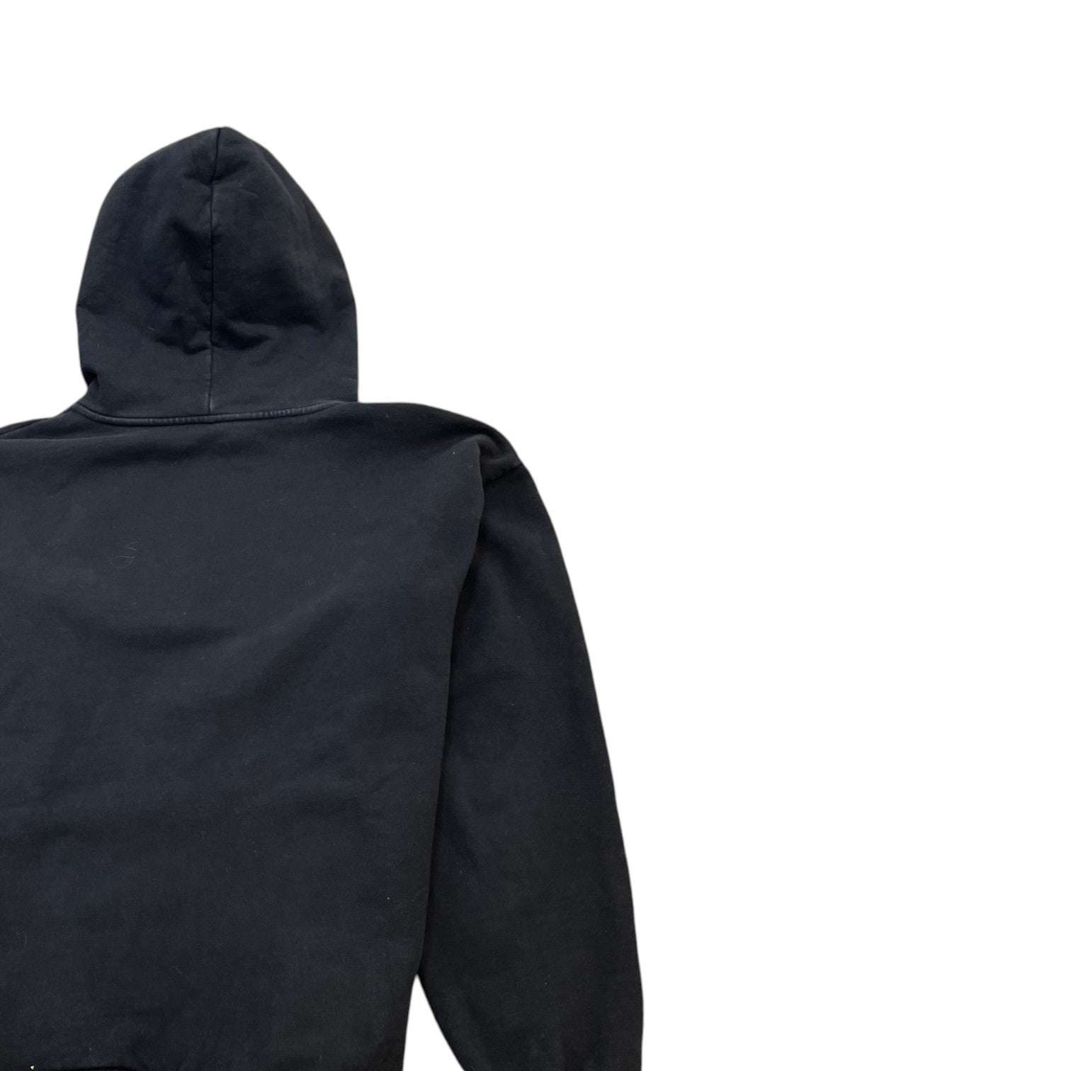 Men's Logo Print Hoodie Black Size L - Photo 4