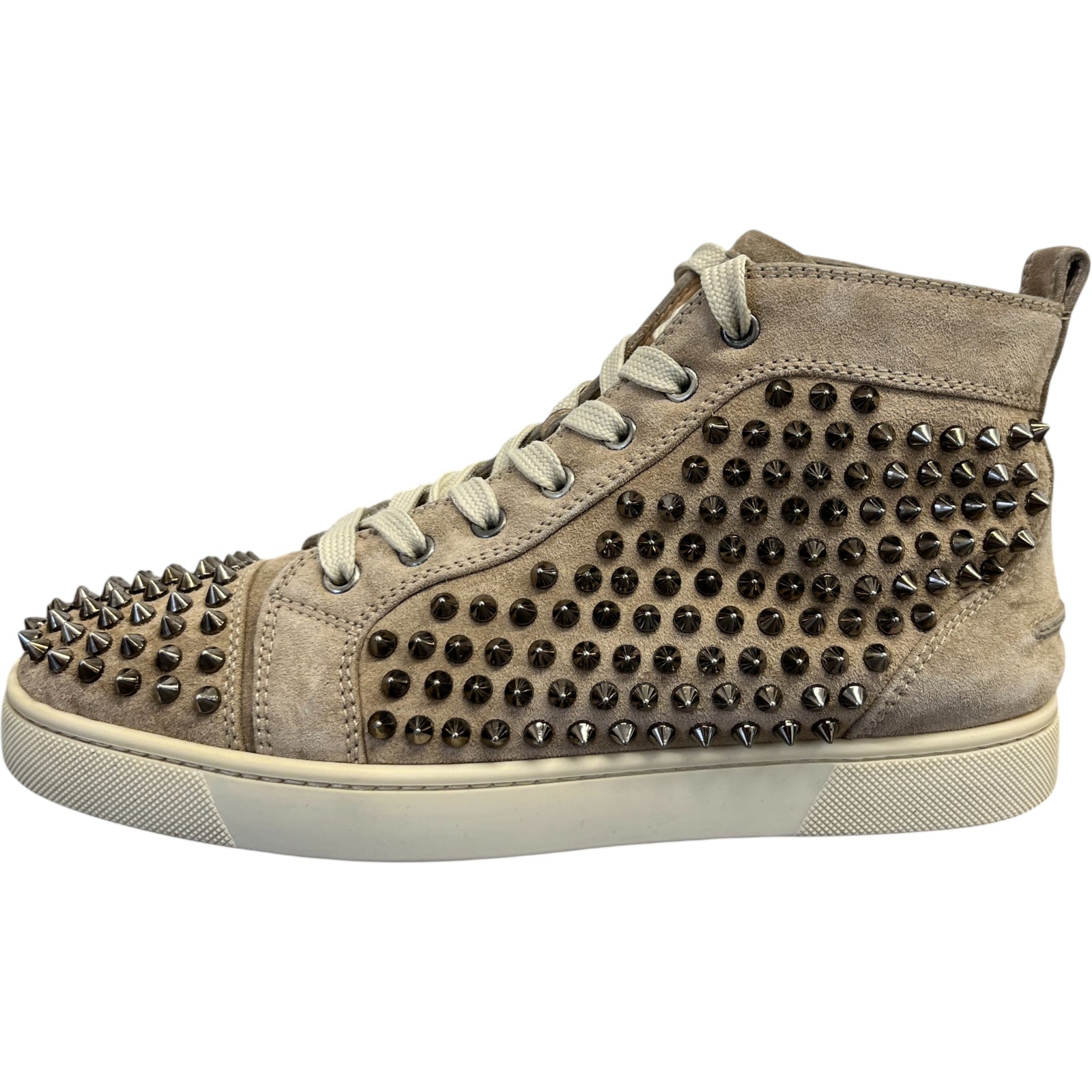 Men's Spikes High Trainers Beige Size UK 6 / EU 40 - Photo 5