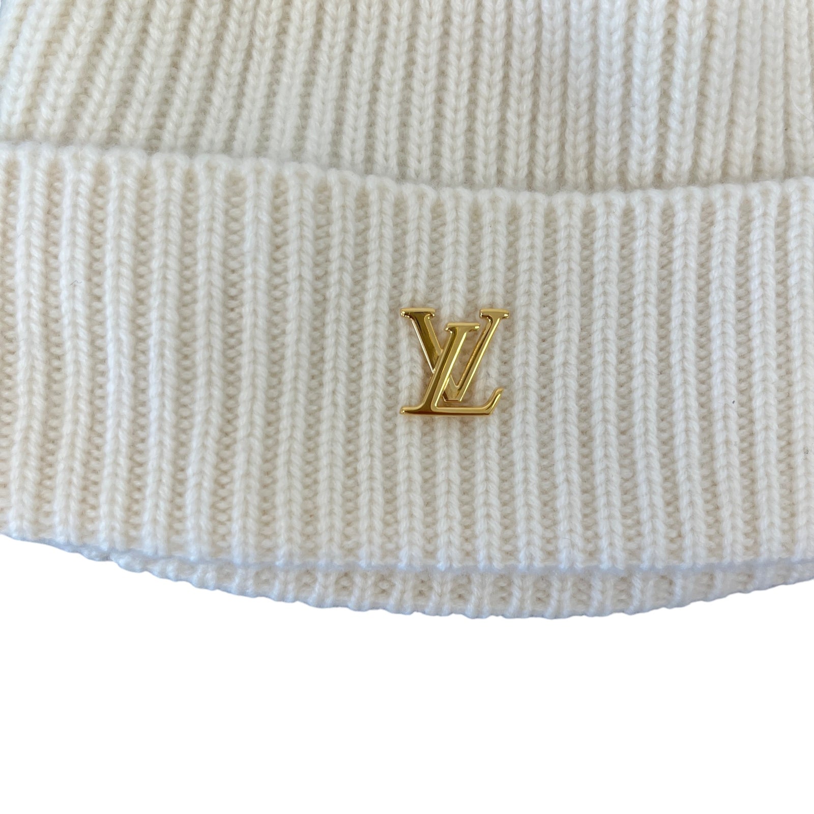 Lv Spark Beanie Hat Cream - Photo 4