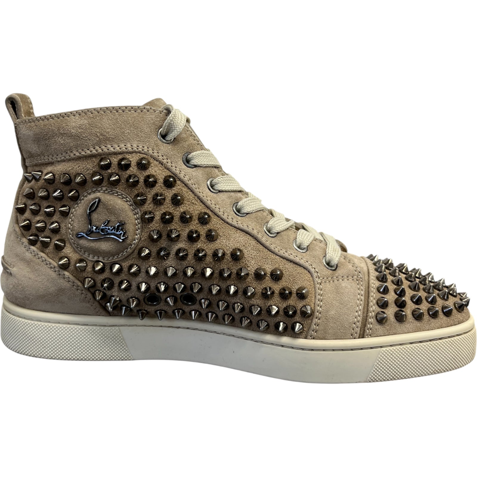 Men's Spikes High Trainers Beige Size UK 6 / EU 40 - Photo 4