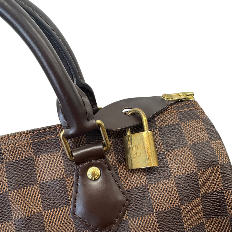 Women's Damier Ebene Speedy 30 Bag Brown
