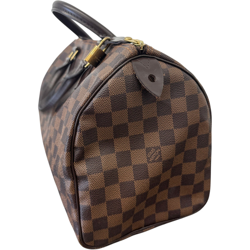 Women's Damier Ebene Speedy 30 Bag Brown