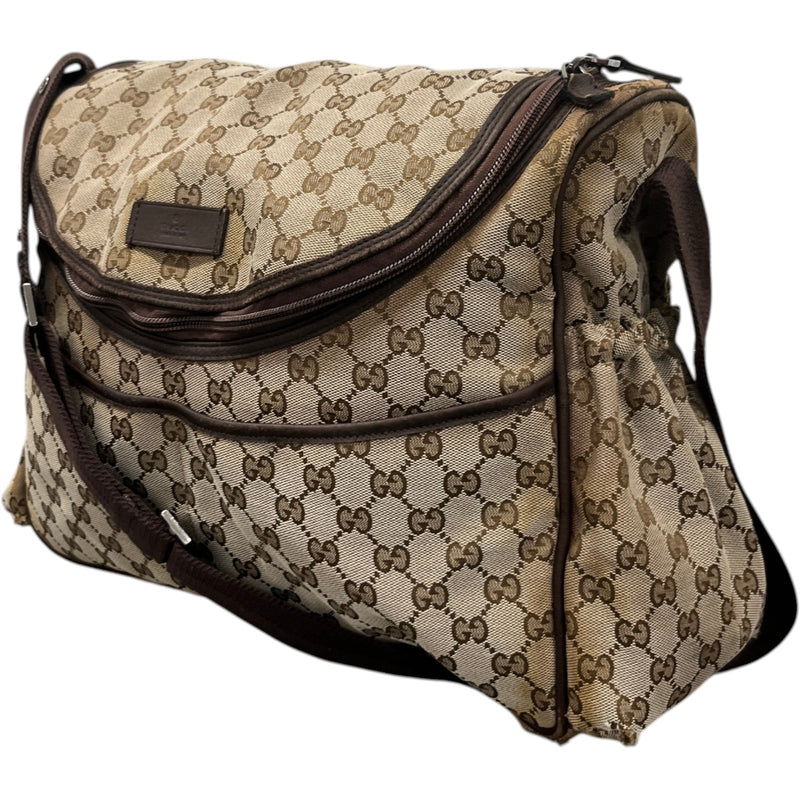 Women's GG Supreme Changing Baby Travel Bag Beige