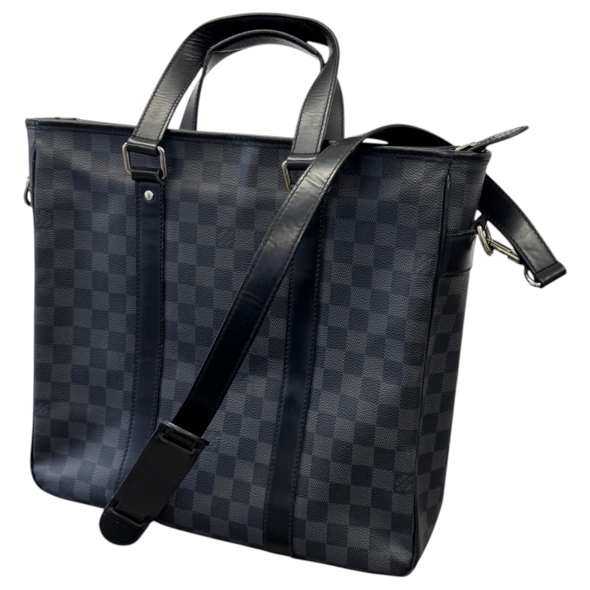 Men's Damier Graphite Tadao PM Briefcase Black - Photo 5