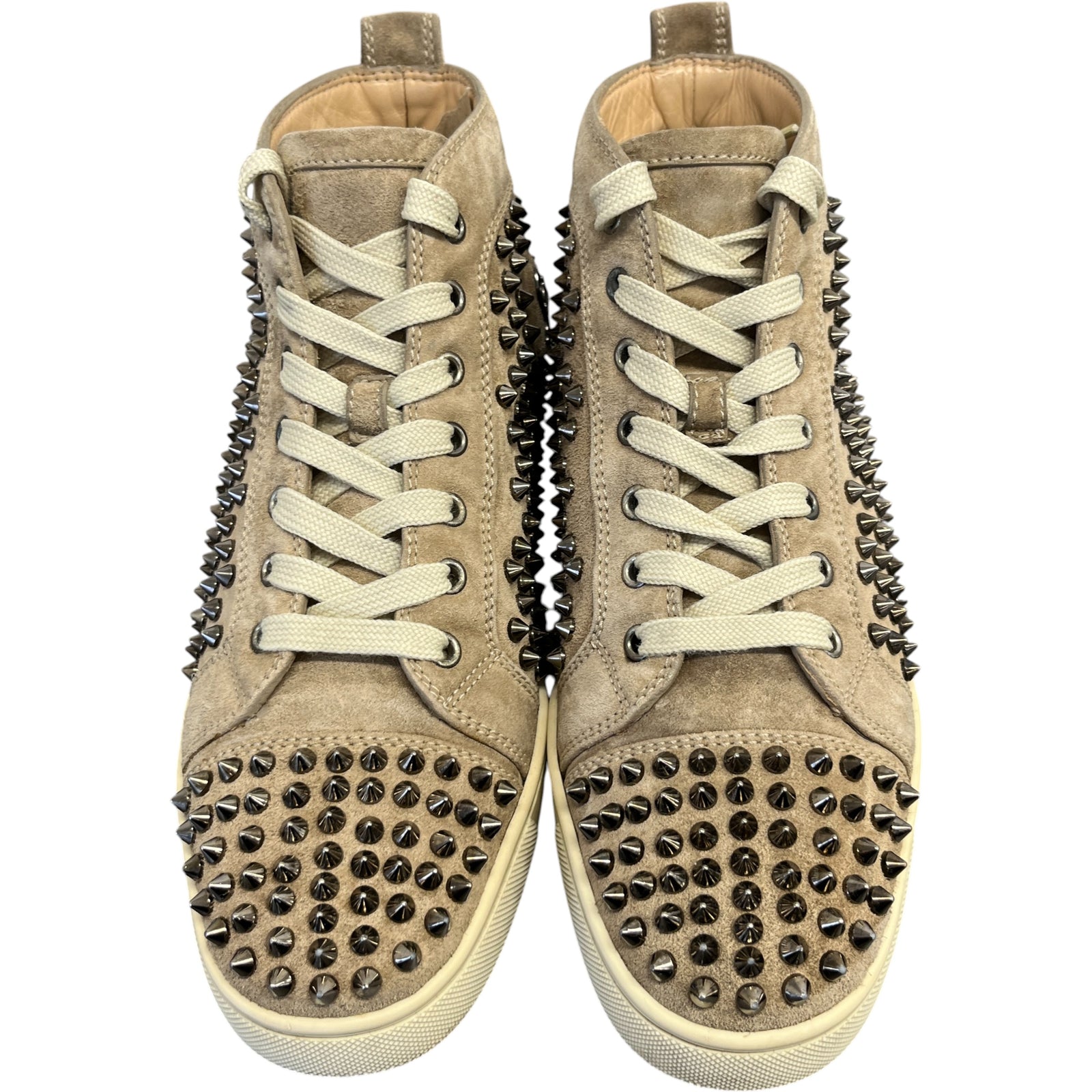 Men's Spikes High Trainers Beige Size UK 6 / EU 40 - Photo 6