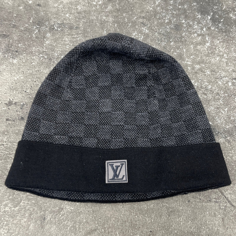 Men's Néo Petit Damier Beanie Hat Black