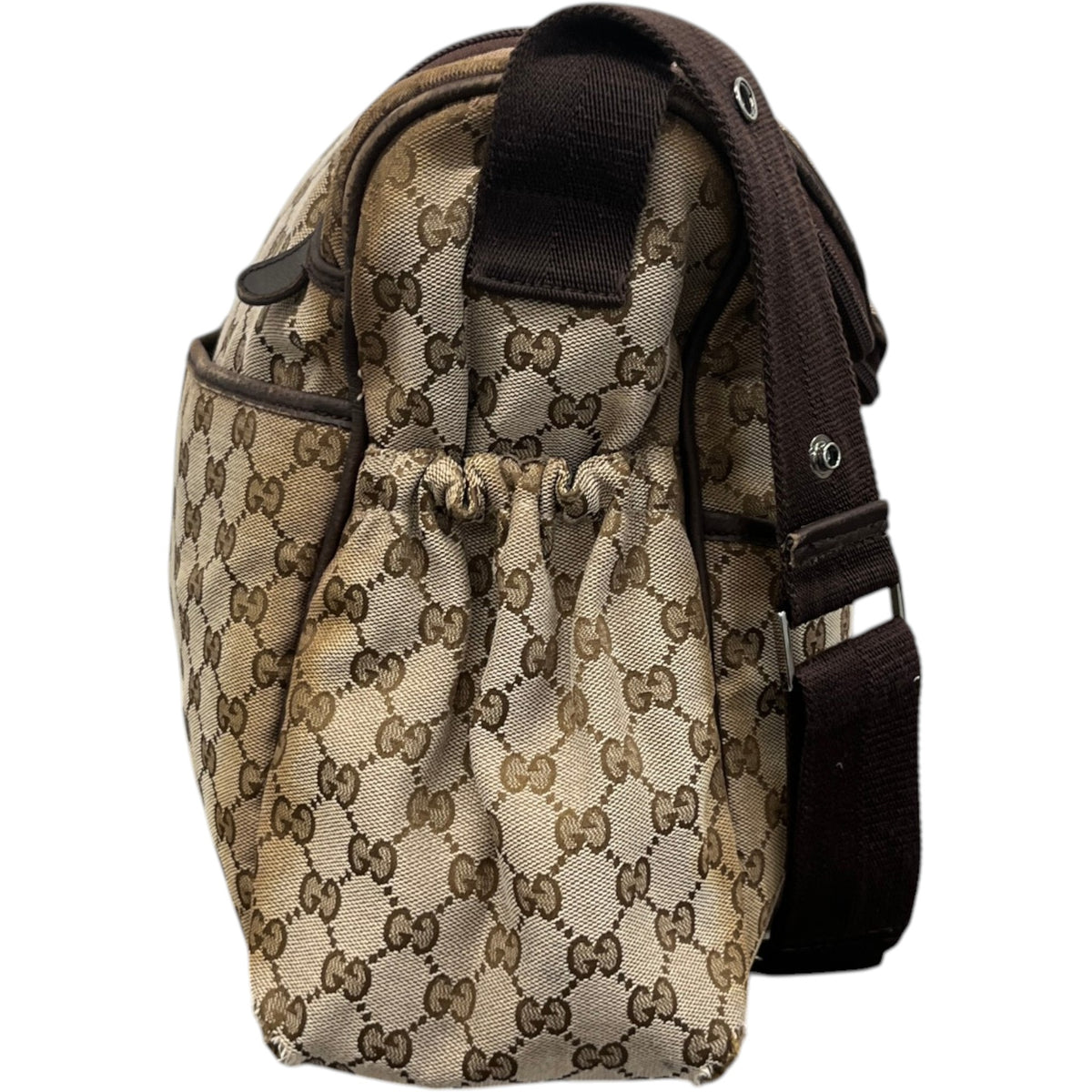 Women's GG Supreme Changing Baby Travel Bag Beige - Photo 4