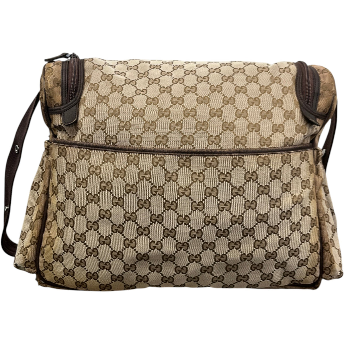 Women's GG Supreme Changing Baby Travel Bag Beige - Photo 5