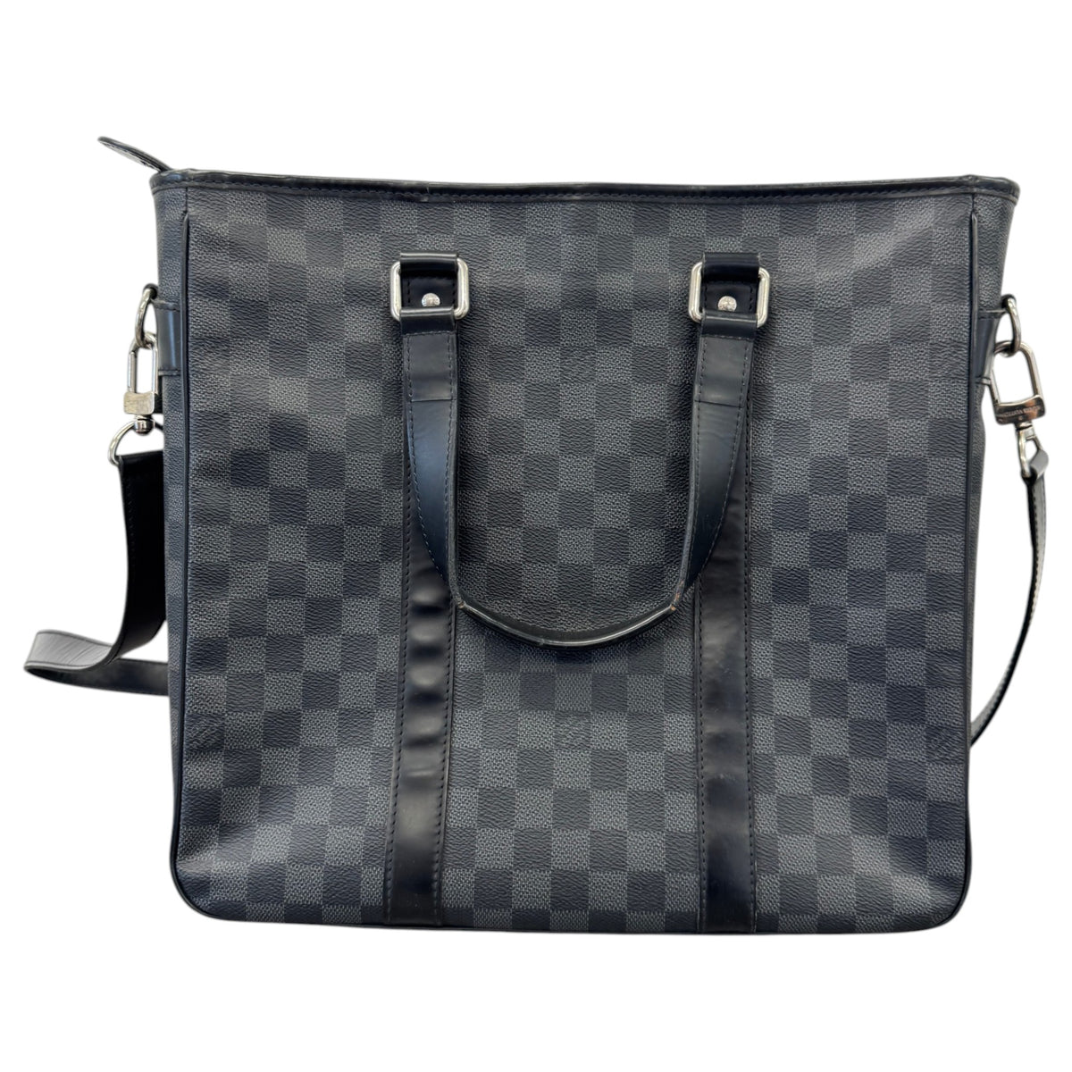 Men's Damier Graphite Tadao PM Briefcase Black - Photo 3