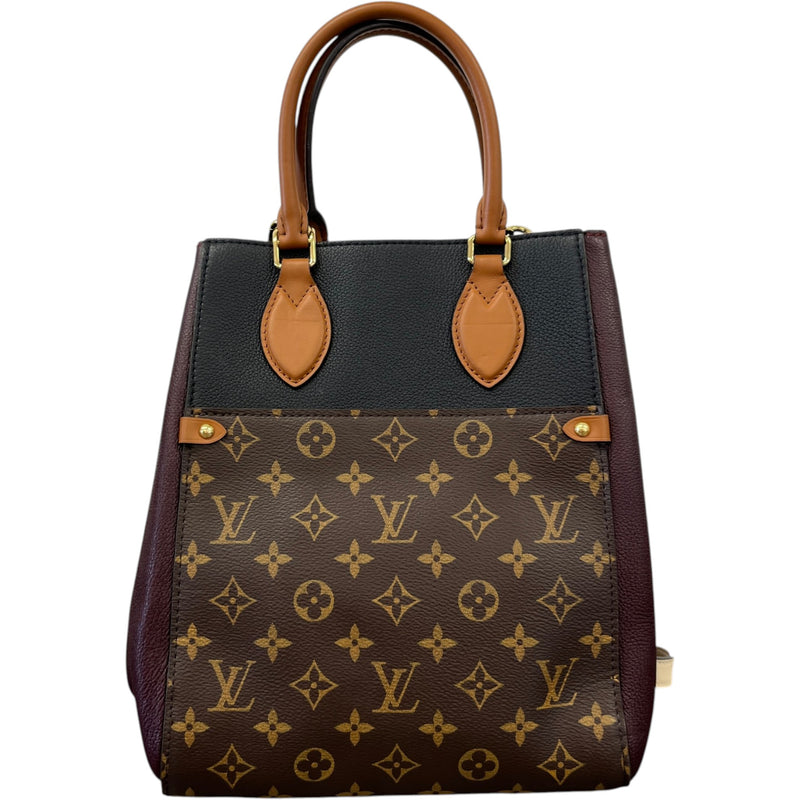 Women's Monogram Fold Tote Mm Bag Brown