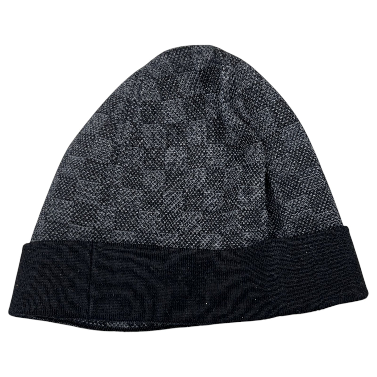Men's Néo Petit Damier Beanie Hat Black - Photo 4