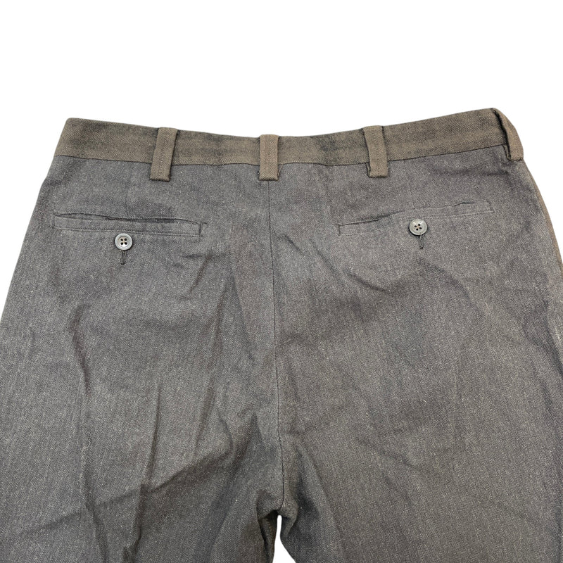 Men's Wool Trousers Black Size IT 46 / UK 30