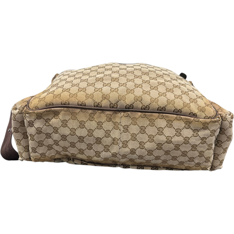 Women's GG Supreme Changing Baby Travel Bag Beige