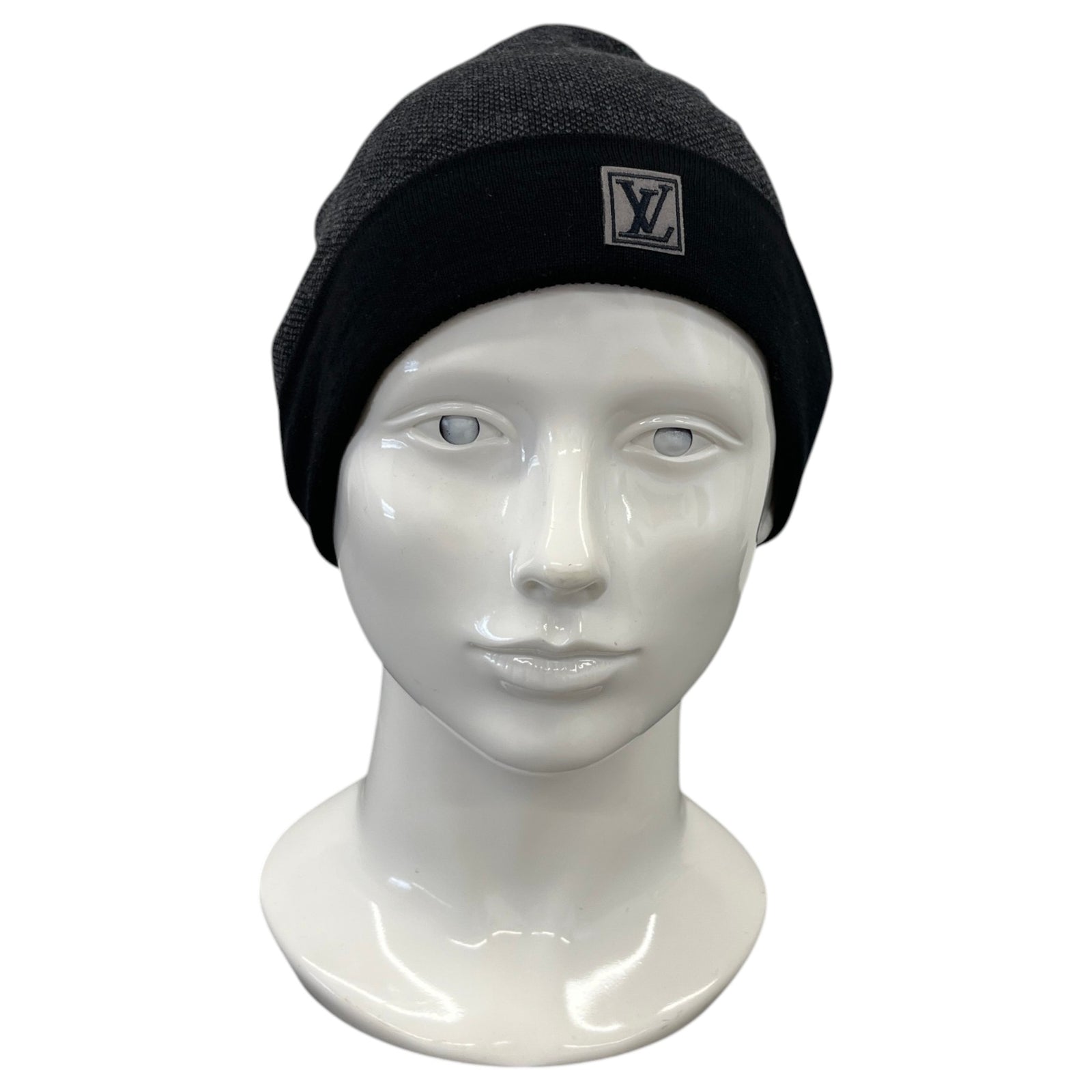 Men's Néo Petit Damier Beanie Hat Black - Photo 2